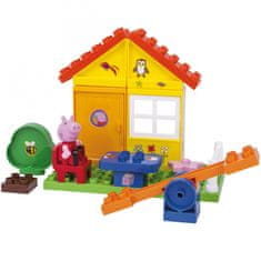 BIG Big blocks Peppa Pig Garden House for Kids 19 el. + Slika