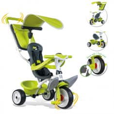 Smoby  tricikel Baby Balade zelen