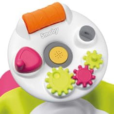 Smoby  2-v-1 Push Ride 2-v-1 Bubble Go izobraževalni volan z rogom