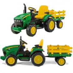 Peg Perego Peg Perego John Deere Traktor na baterije s prikolico