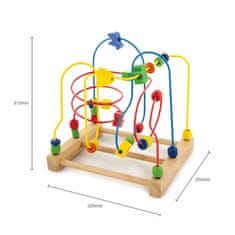 Viga Toys Senzorično prepletanje Leseni izobraževalni labirint Toys Montessori