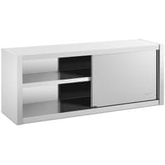 Royal Catering Stenska gostinska omara z drsnimi vrati STAL 150 x 45 x 60 cm