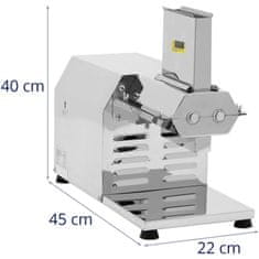Royal Catering Električni stroj za rezanje zrezkov 200 W 98 vrtljajev na minuto
