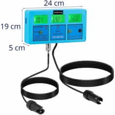 Miramarket Tester kakovosti vode 5v1 temperatura pH EC TDS CF