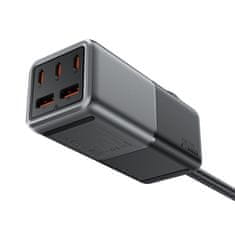 AceFast Namizna polnilna postaja Z2 GaN 75W PD 3x USB-C 2x USB-A črno-siva