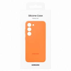 Samsung Silikonski ovitek Samsung Galaxy S23 Silikonski ovitek oranžne barve