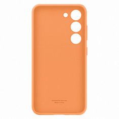 Samsung Silikonski ovitek Samsung Galaxy S23 Silikonski ovitek oranžne barve