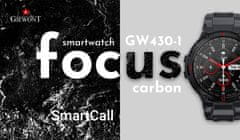 Giewont Pametna ura Giewont Focus SmartCall GW430-1 - Carbon