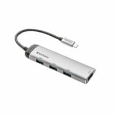 Verbatim USB-C Multiport hub 4 x USB 3.2 Gen.1 adapter