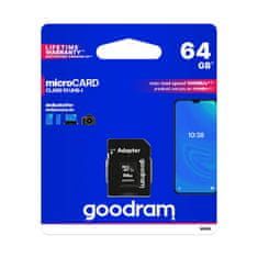 GoodRam microSD 64GB 100MB/s M1A spominska kartica