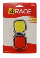 4Race Utripalke spredaj + zadaj Mini USB črne