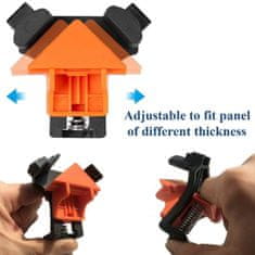Netscroll 90-stopinjski pripomoček za spajanje lesa (4 kosi), FixClamps