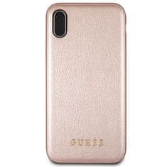 Guess Guess Iridescent - Ohišje za iPhone Xs / X (rožnato zlato)