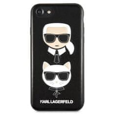 Karl Lagerfeld Karl Lagerfeld Embossed Case Karl &amp; Choupette - iPhone SE 2020 / 8 / 7 Case (black)