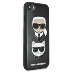 Karl Lagerfeld Karl Lagerfeld Embossed Case Karl &amp; Choupette - iPhone SE 2020 / 8 / 7 Case (black)