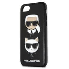 Karl Lagerfeld Karl Lagerfeld Embossed Case Karl &amp; Choupette - iPhone SE 2020 / 8 / 7 Case (black)