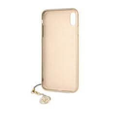 Guess Kolekcija Guess 4G Charms - etui za iPhone Xs Max z obeskom (rjav)