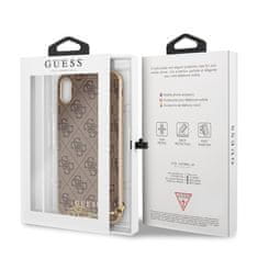 Guess Kolekcija Guess 4G Charms - etui za iPhone Xs Max z obeskom (rjav)