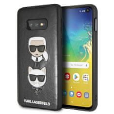 Karl Lagerfeld Karl Lagerfeld Embossed Case Karl &amp; Choupette - Ohišje za Samsung Galaxy S10e (črno)