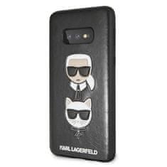 Karl Lagerfeld Karl Lagerfeld Embossed Case Karl &amp; Choupette - Ohišje za Samsung Galaxy S10e (črno)