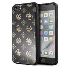 Guess Guess dvoplastno ohišje z bleščicami Peony G - ohišje za iPhone SE 2020 / 8 / 7 (črno)