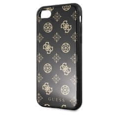 Guess Guess dvoplastno ohišje z bleščicami Peony G - ohišje za iPhone SE 2020 / 8 / 7 (črno)