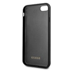 Guess Guess dvoplastno ohišje z bleščicami Peony G - ohišje za iPhone SE 2020 / 8 / 7 (črno)