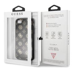 Guess Guess dvoplastno ohišje z bleščicami Peony G - ohišje za iPhone SE 2020 / 8 / 7 (črno)