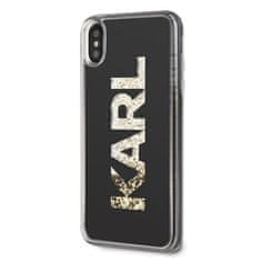 Karl Lagerfeld Karl Lagerfeld Logo Karl - Ohišje za iPhone Xs Max (zlato bleščice)