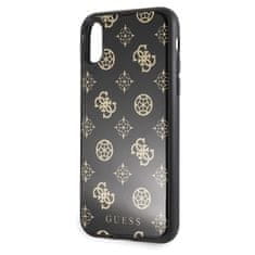 Guess Guess dvoplastno ohišje z bleščicami Peony G - Ohišje za iPhone Xs / X (črno)