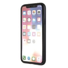 Guess Guess dvoplastno ohišje z bleščicami Peony G - Ohišje za iPhone Xs / X (črno)