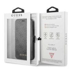 Guess Guess Booktype 4G Charms Collection - etui za iPhone 11 z režami za kartice (črn)