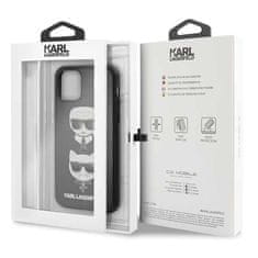 Karl Lagerfeld Reliefni etui Karl Lagerfeld Karl &amp; Choupette - etui za iPhone 11 Pro (črno)