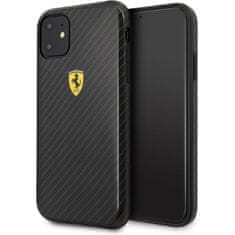 Ferrari Ferrari On Truck Racing Shield Hard Case - ohišje za iPhone 11 (karbonski učinek/črna)