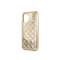 Guess Guess 4G Peony Liquid Glitter - Ohišje za iPhone 11 Pro (zlato)