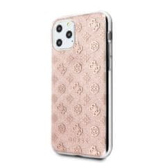 Guess Guess 4G Peony Solid Glitter - Ohišje za iPhone 11 Pro (roza)