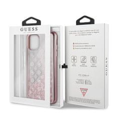 Guess Guess 4G Peony Liquid Glitter - Ohišje za iPhone 11 Pro Max (roza)