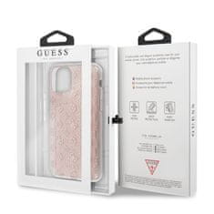 Guess Guess 4G Peony Solid Glitter - etui za iPhone 11 (roza)