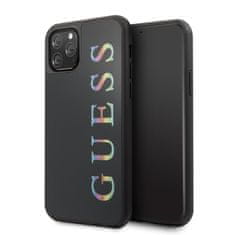 Guess Guess dvoslojno ohišje z bleščicami Logo Multicolor - ohišje za iPhone 11 Pro (črno/večbarvno)