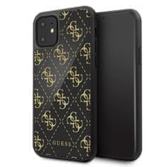 Guess Guess dvoplastno ohišje z bleščicami Peony G - Ohišje za iPhone 11 (črno)