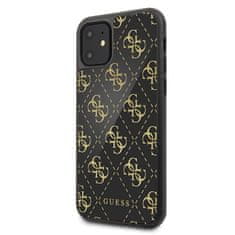 Guess Guess dvoplastno ohišje z bleščicami Peony G - Ohišje za iPhone 11 (črno)