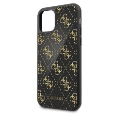 Guess Guess dvoplastno ohišje z bleščicami Peony G - Ohišje za iPhone 11 (črno)