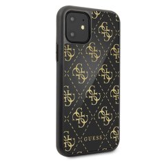 Guess Guess dvoplastno ohišje z bleščicami Peony G - Ohišje za iPhone 11 (črno)