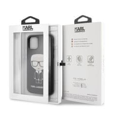 Karl Lagerfeld Karl Lagerfeld dvoslojno ohišje z bleščicami Iconic - iPhone 11 Pro (črno)