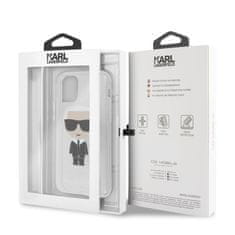 Karl Lagerfeld Karl Lagerfeld Iconic Karl - Ohišje za iPhone 11 Pro (srebrni bleščice)