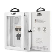 Karl Lagerfeld Karl Lagerfeld Iconic Karl - etui za iPhone 11 (srebrni bleščice)