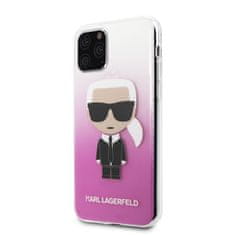 Karl Lagerfeld Karl Lagerfeld Iconic Karl Gradient - Ohišje za iPhone 11 Pro (roza)