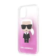 Karl Lagerfeld Karl Lagerfeld Iconic Karl Gradient - Ohišje za iPhone 11 Pro (roza)