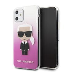 Karl Lagerfeld Karl Lagerfeld Iconic Karl Gradient - etui za iPhone 11 (roza)