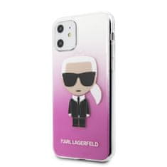 Karl Lagerfeld Karl Lagerfeld Iconic Karl Gradient - etui za iPhone 11 (roza)